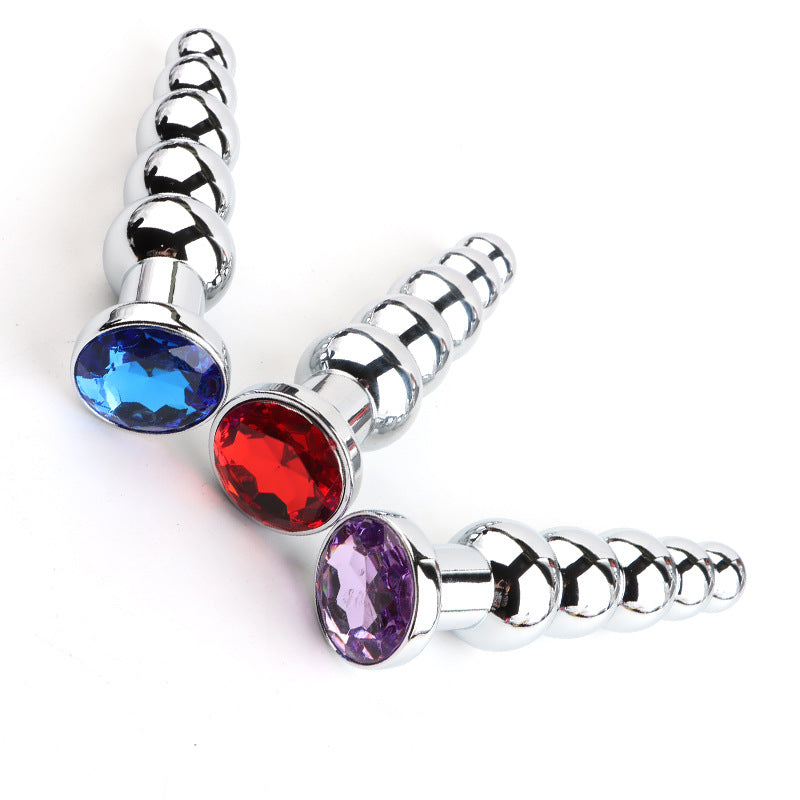 Metal Diamond Pagoda Butt Plug - Adult Wellness, Back Court, Multiple Colors