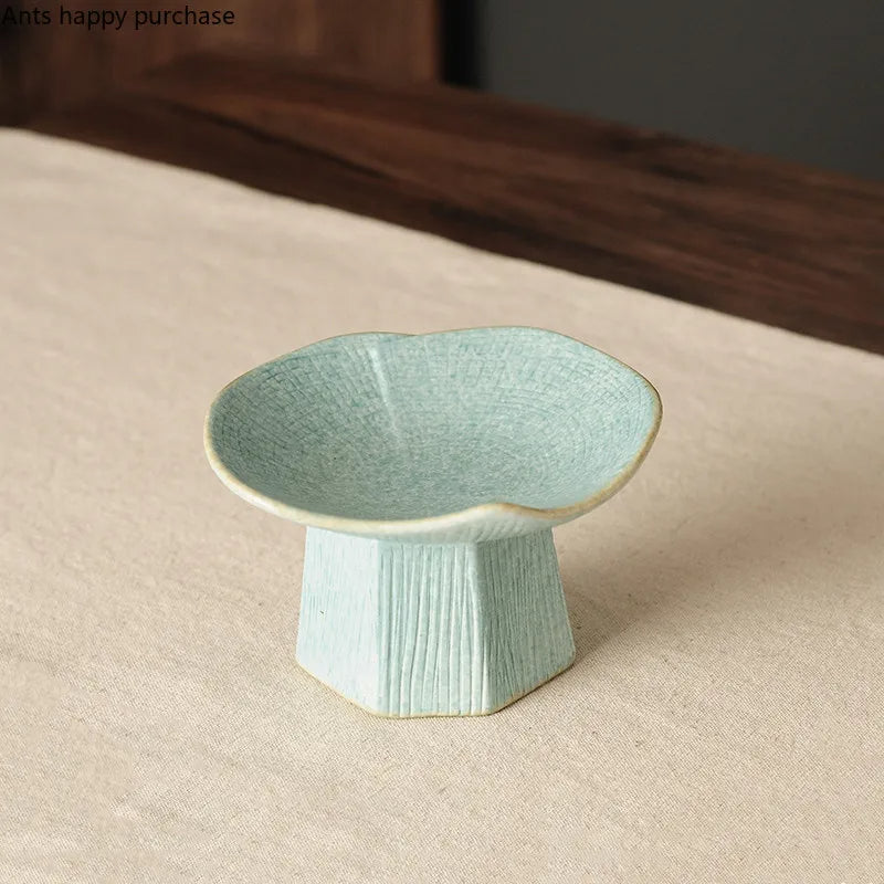 Vintage Ceramic Snack Tray for Kitchen Storage & Serving