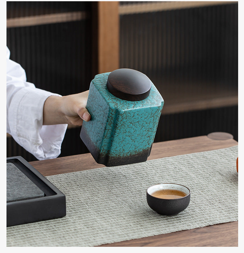 Ceramic Tea Cans - Transmutation Kiln Style with Multiple Colors