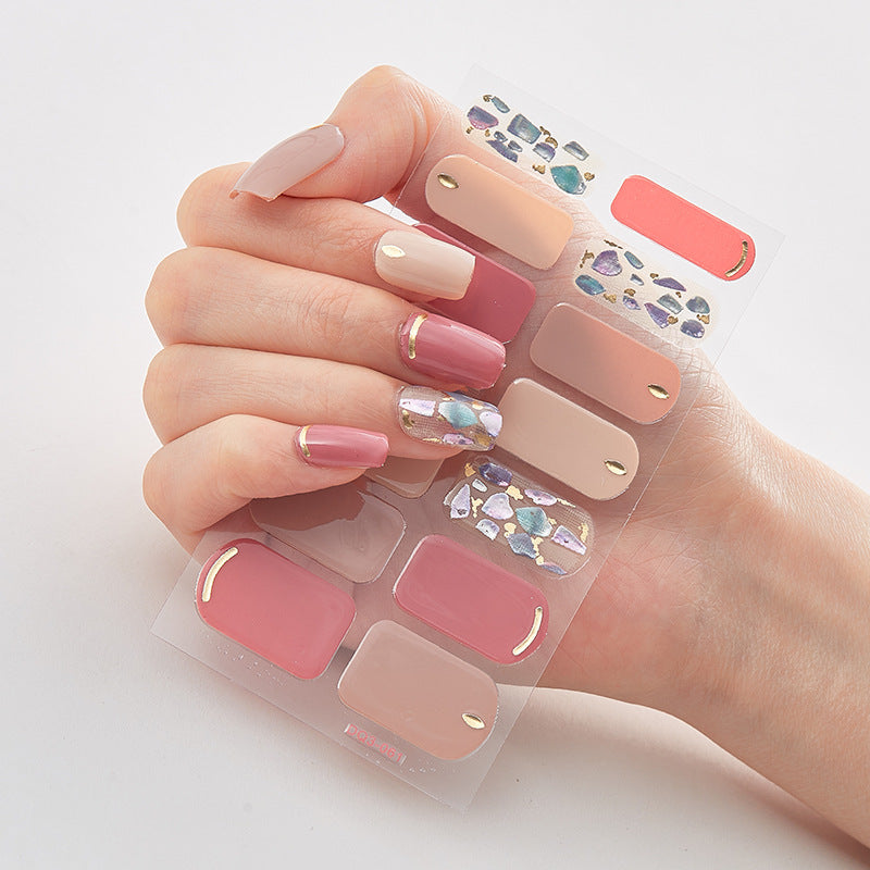 Laser Nail Polish Film Stickers Butterfly Pattern Nail Art Decals