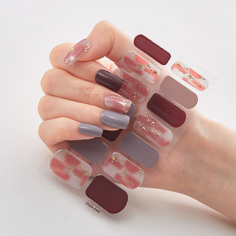 Laser Nail Polish Film Stickers Butterfly Pattern Nail Art Decals