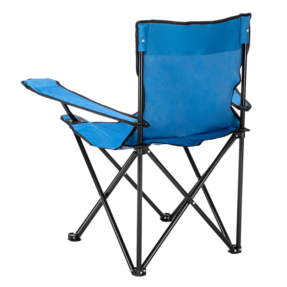 Blue Camping Chair - Foldable & Portable Outdoor Seat