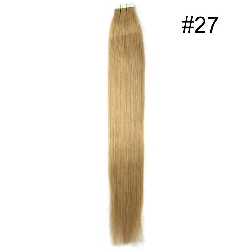 European and American Hair Extension Pack - 16 Inch Human Hair Wigs, Seamless, 20 Pieces