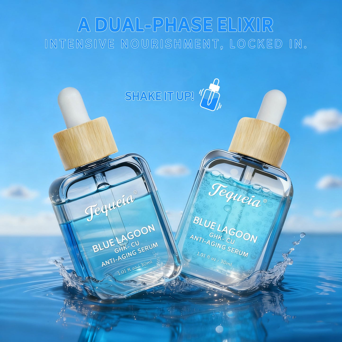 Blue Copper Peptide GHK-Cu Soothing Serum - Barrier Repair Face Essence