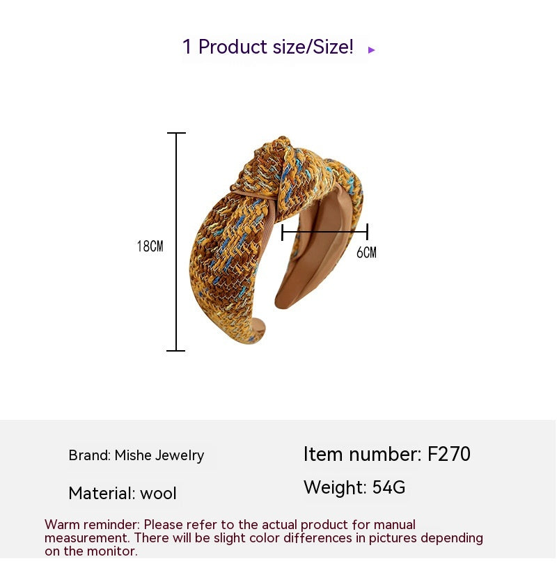 Korean Style Knot Headband