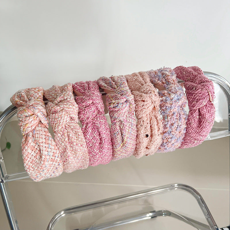 Korean Style Woolen Knotted Headband