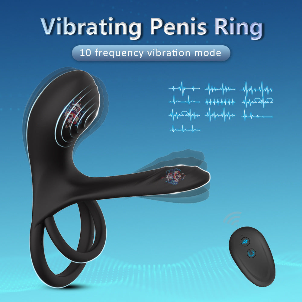 Wireless Vibration Ring for Adults - Men's and Women's Silicone Control