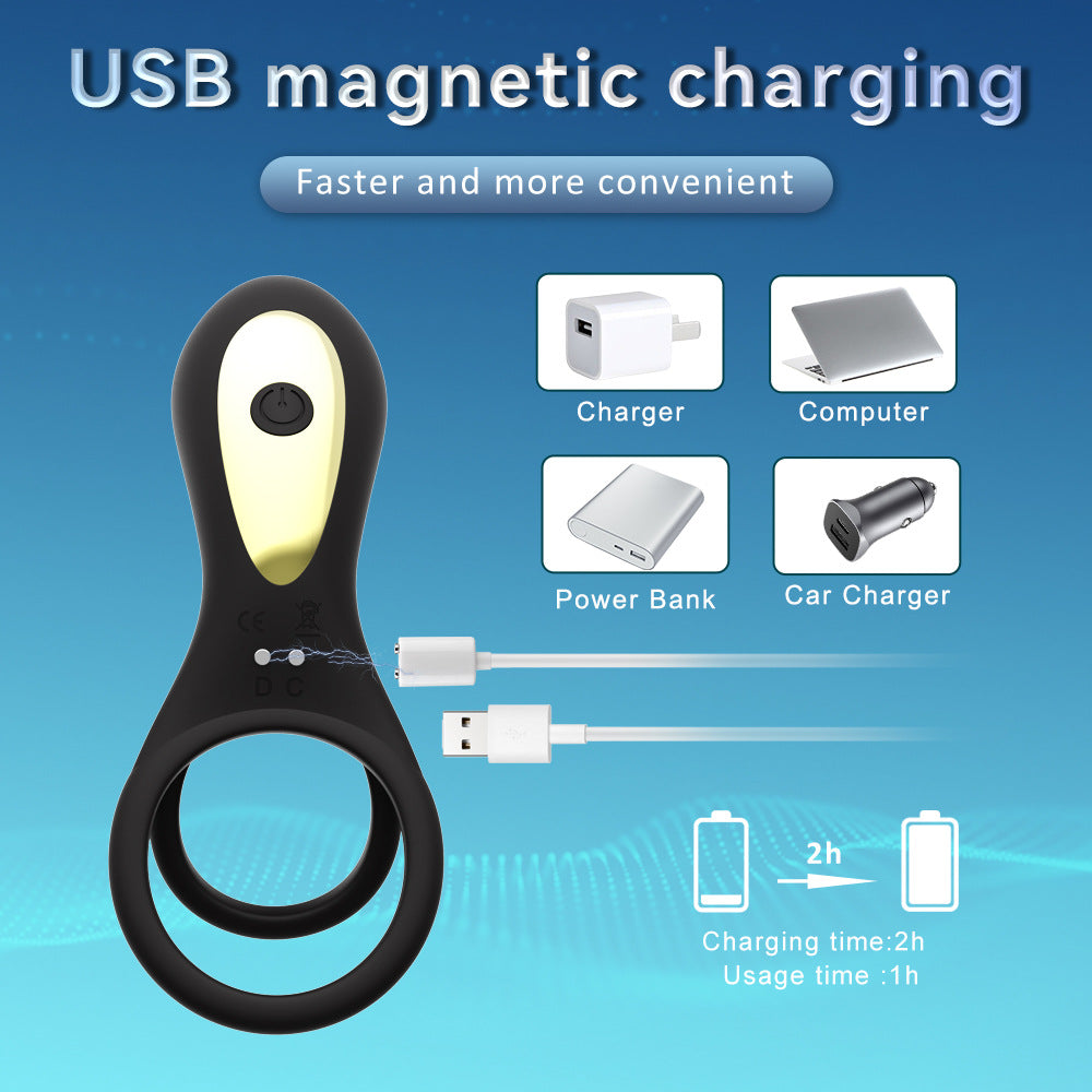 Wireless Vibration Ring for Adults - Men's and Women's Silicone Control
