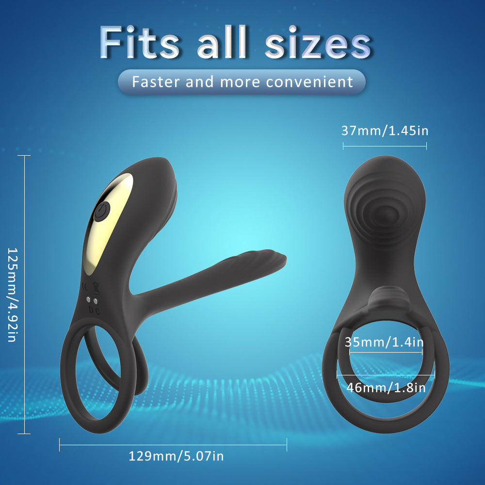 Wireless Vibration Ring for Adults - Men's and Women's Silicone Control