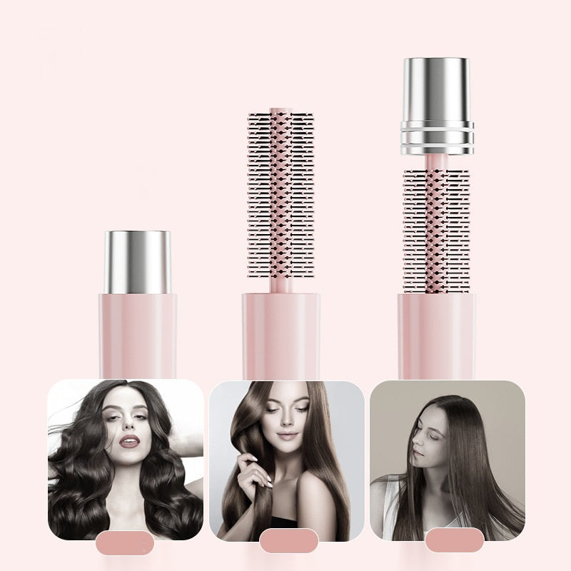 Portable Hair Curling Comb with Inner Buckle Cylinder for Easy Styling