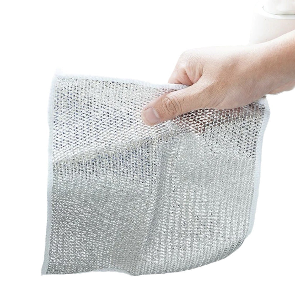 Steel Wire Dishcloth Mesh Cleaning Cloth - Multi-Layer Nylon Kitchen Sponge