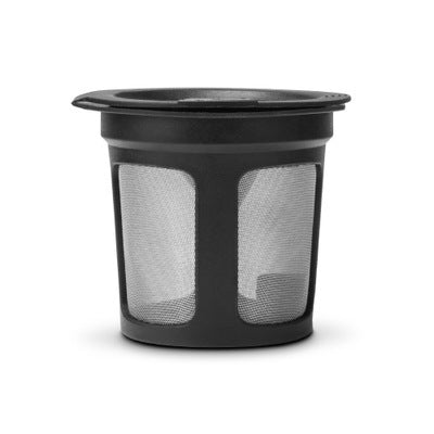 Coffee Filter Cup K-Cup Screen with Spoons - Black, 1 or 3 Pack Gift Set