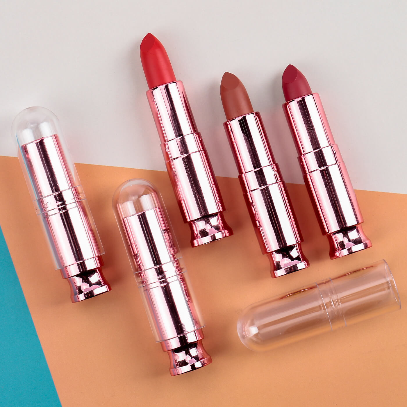 Long Lasting Matte Lipstick No Stain Easy to Color Lip Balm for Lips