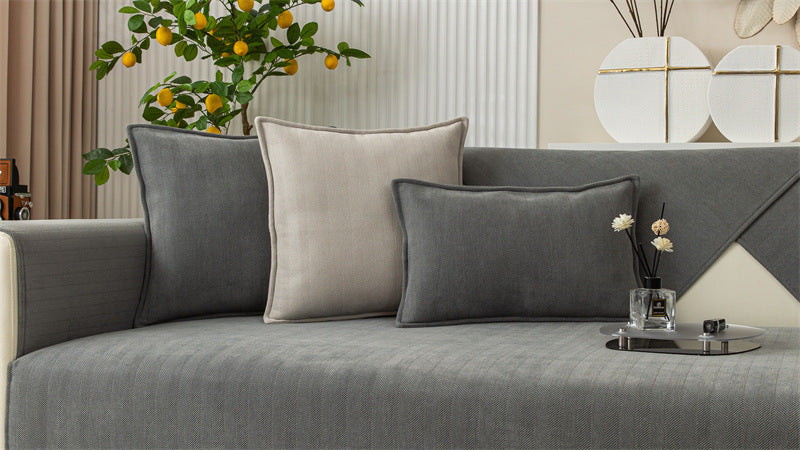 Universal Chenille Cushion Cover Set - Light Luxury Non-Slip Home Decor