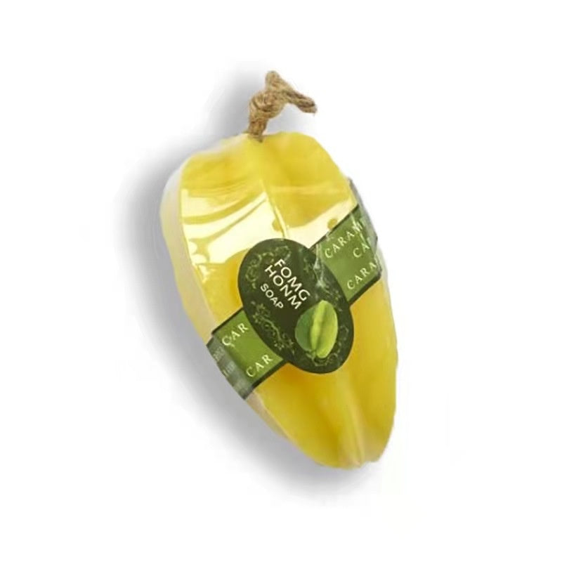 Fruit-Shaped Essential Oil Handmade Soap - Melon, Bath & Face Wash