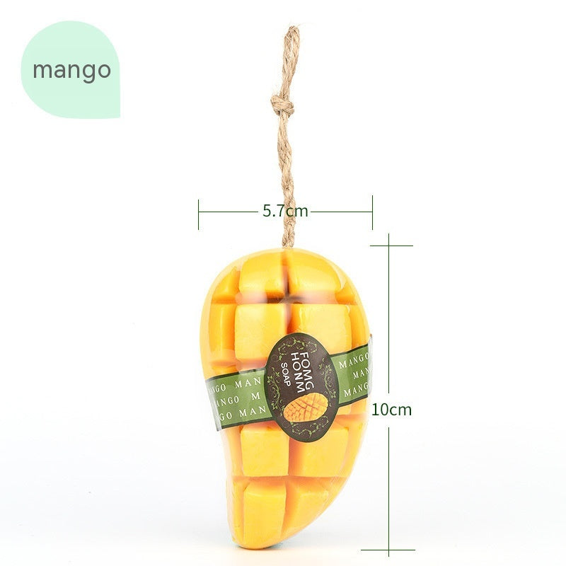 Fruit-Shaped Essential Oil Handmade Soap - Melon, Bath & Face Wash