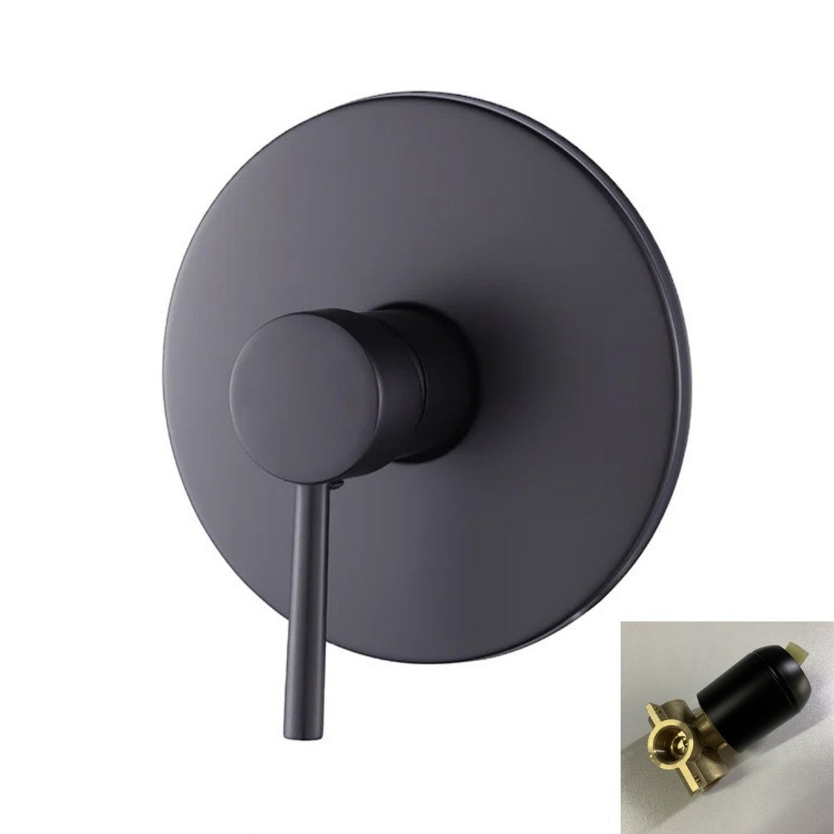 Three-Way Wall-Mounted Concealed Shower Faucet - Hot & Cold Mixer