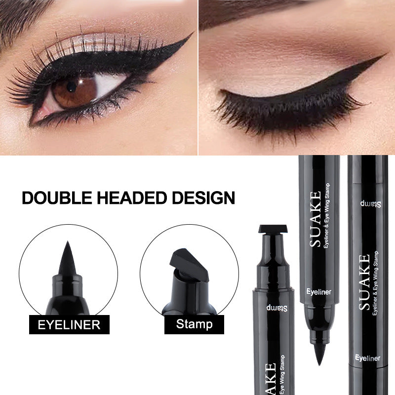 Women's Two-in-One Liquid Eyeliner with Seal Small & Big Head Options