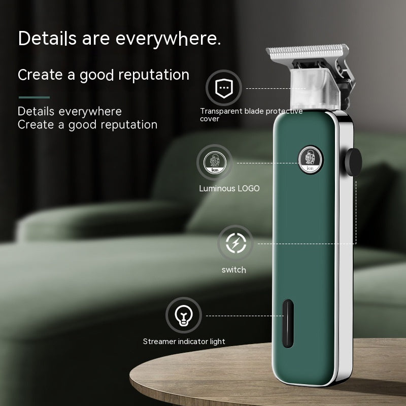 Rechargeable Cordless Hair Clipper with USB Charging, Quiet Grooming Tool
