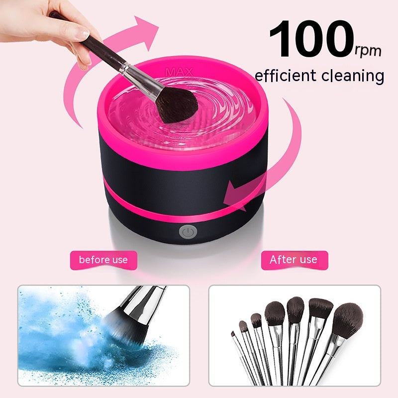 Electric Cosmetic Brush Cleaning Device - Type-C Beauty Tool
