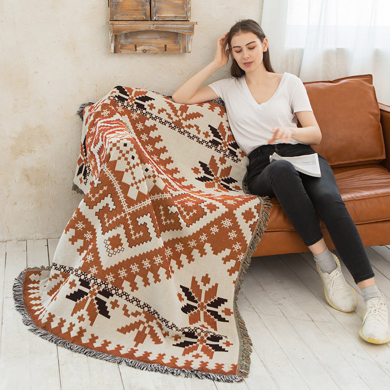Outdoor Picnic Blanket - Camping & Garden Geometric Pattern Waterproof Throw