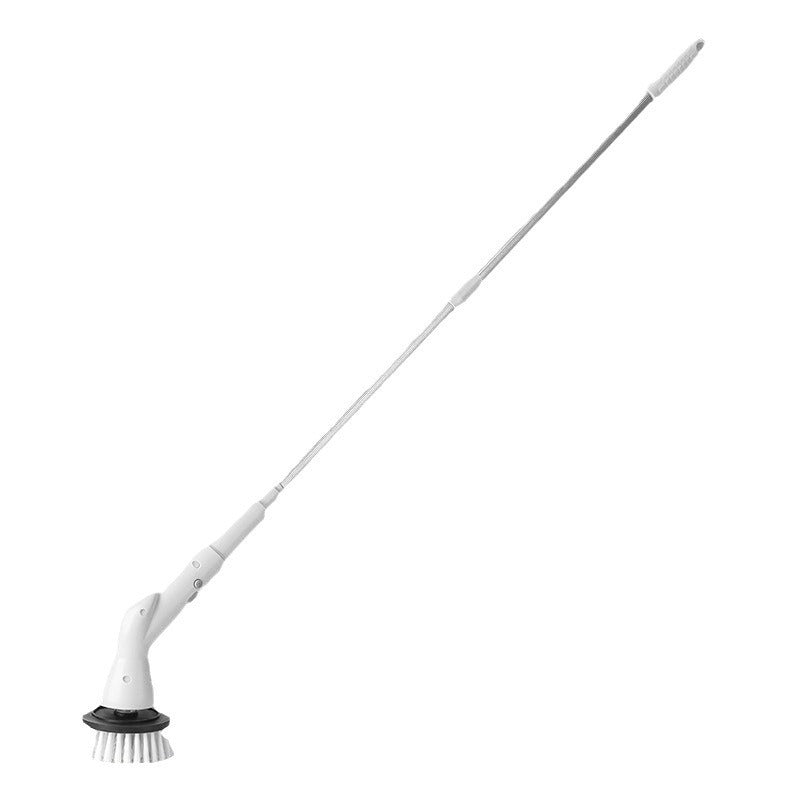 Wireless Electric Cleaning Brush with Long Handle & Multiple Brush Heads