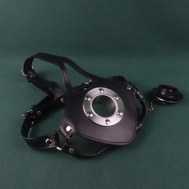 Horse Harness Metal Ring Gag Bit Adult Training Equipment