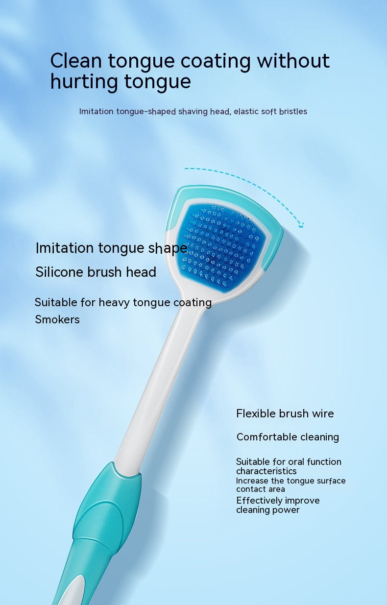 Tongue Cleaning Gel - Mint & Peach Flavors, 50g Oral Care Gel for Tongue Coating Removal
