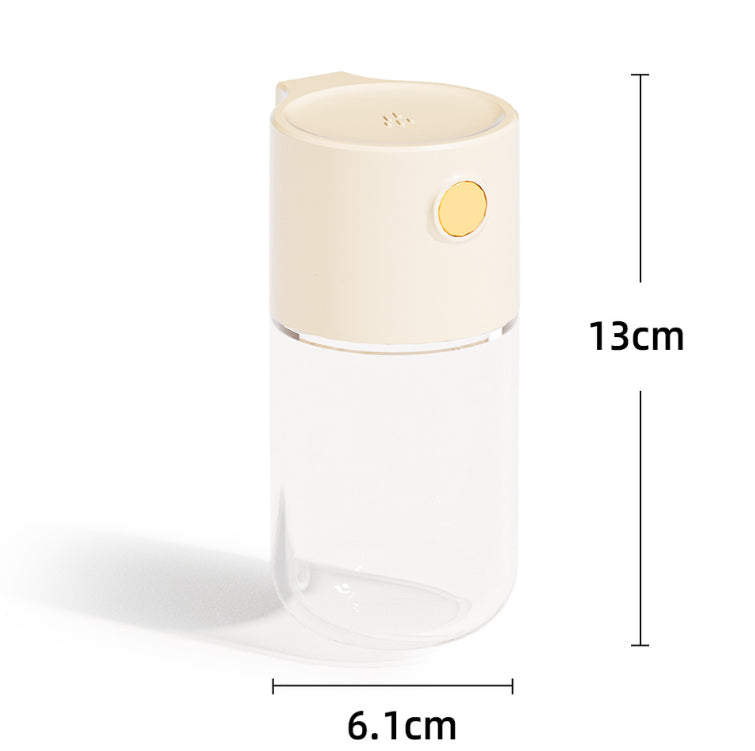 Salt Jar Glass Seasoning Bottle with Stainless Steel Spring - Multiple Colors
