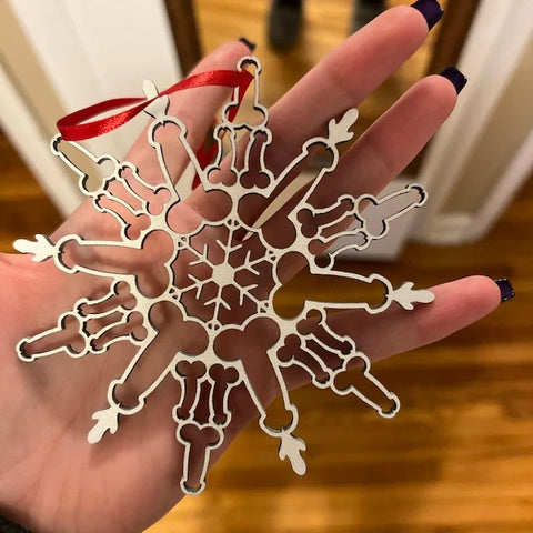 Christmas Tree Snowflake Pendant Decorations Set - Festive Holiday Decor