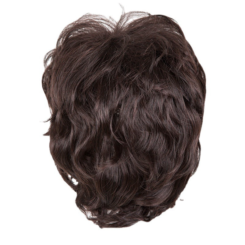 Synthetic Hair Wig for Ladies - Short, Rolled, High-Temperature Fiber