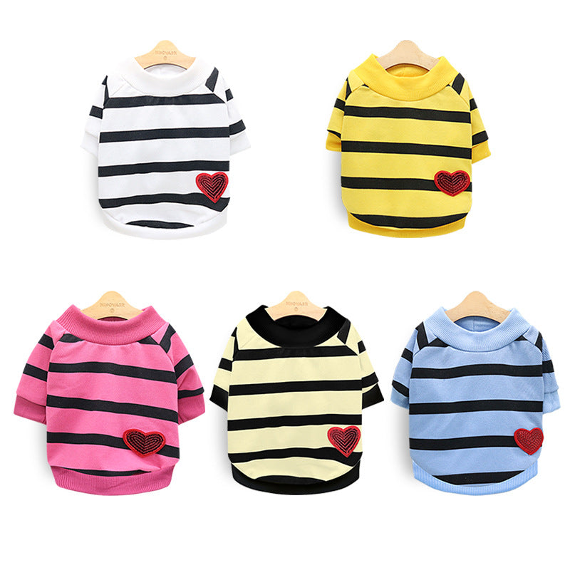 Pet Puppy Dog Clothes Casual Spring Summer Small Dog Cat Apparel