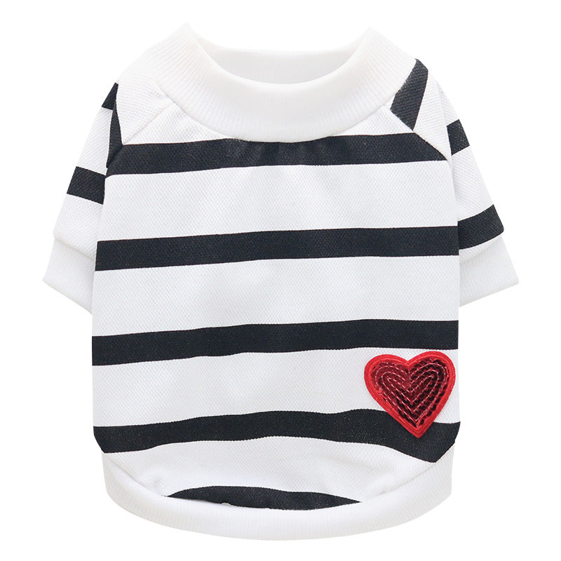 Pet Puppy Dog Clothes Casual Spring Summer Small Dog Cat Apparel