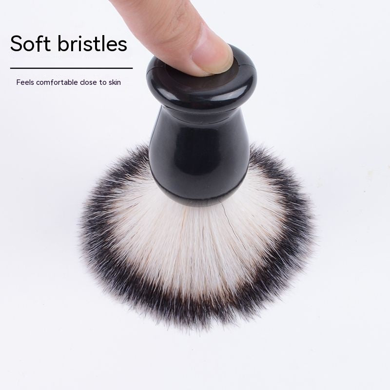 Men's Beard Cleaning Brush and Bowl Set - Nylon Hair Beard Grooming Kit