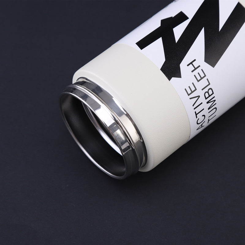 Insulated Stainless Steel Sports Cup with Suction Nozzle - 550ml