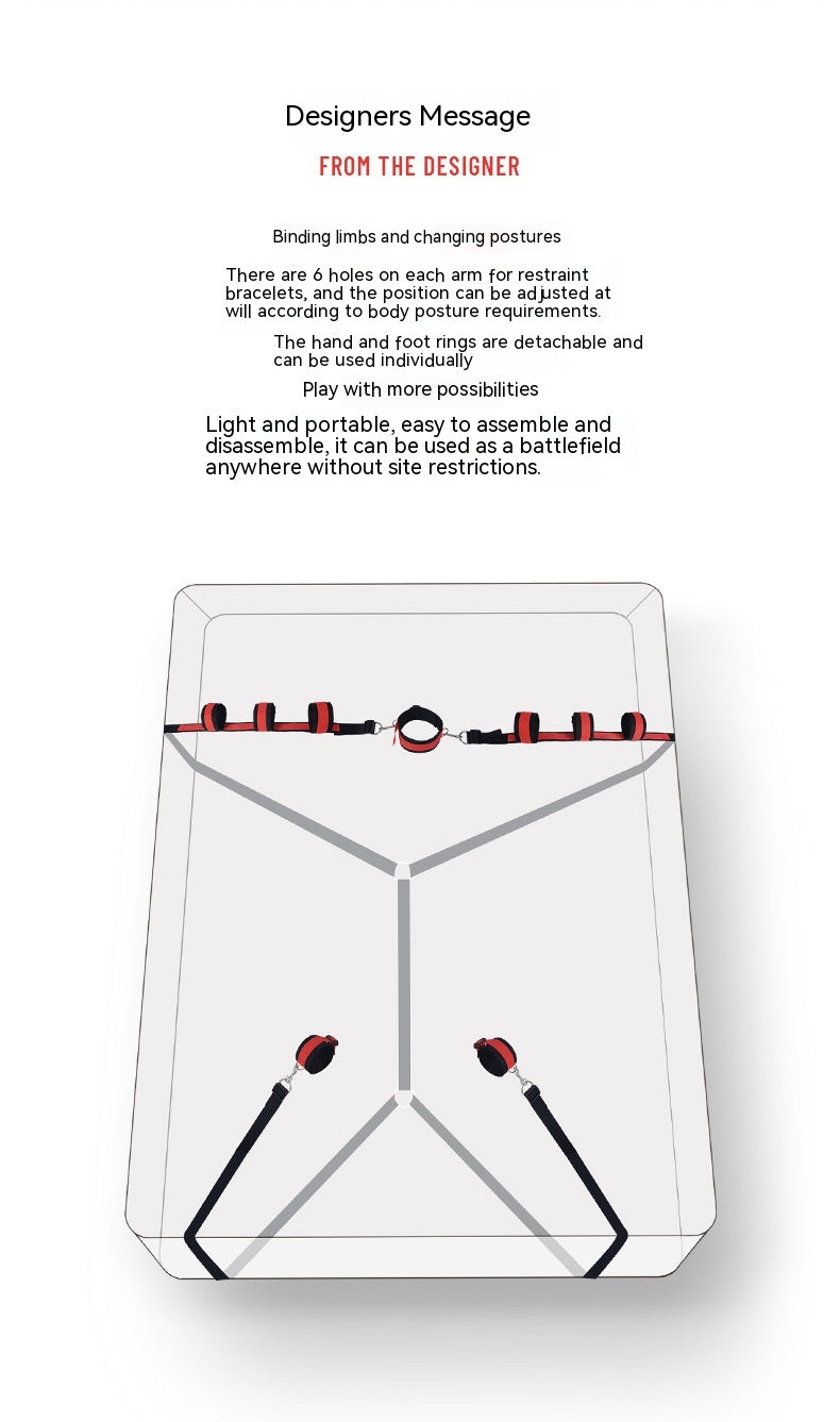 Adult Wellness Bed Binding Suit - BDSM Restraint Kit for Sensory Play
