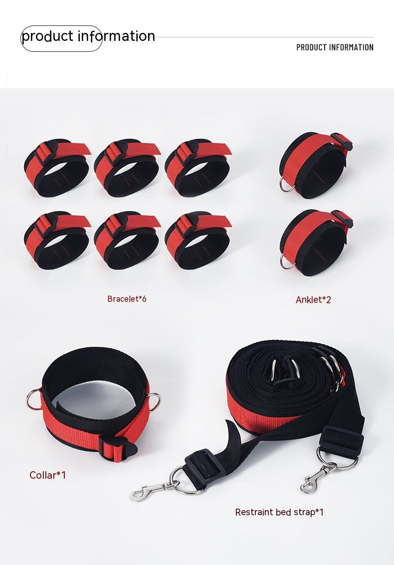 Adult Wellness Bed Binding Suit - BDSM Restraint Kit for Sensory Play