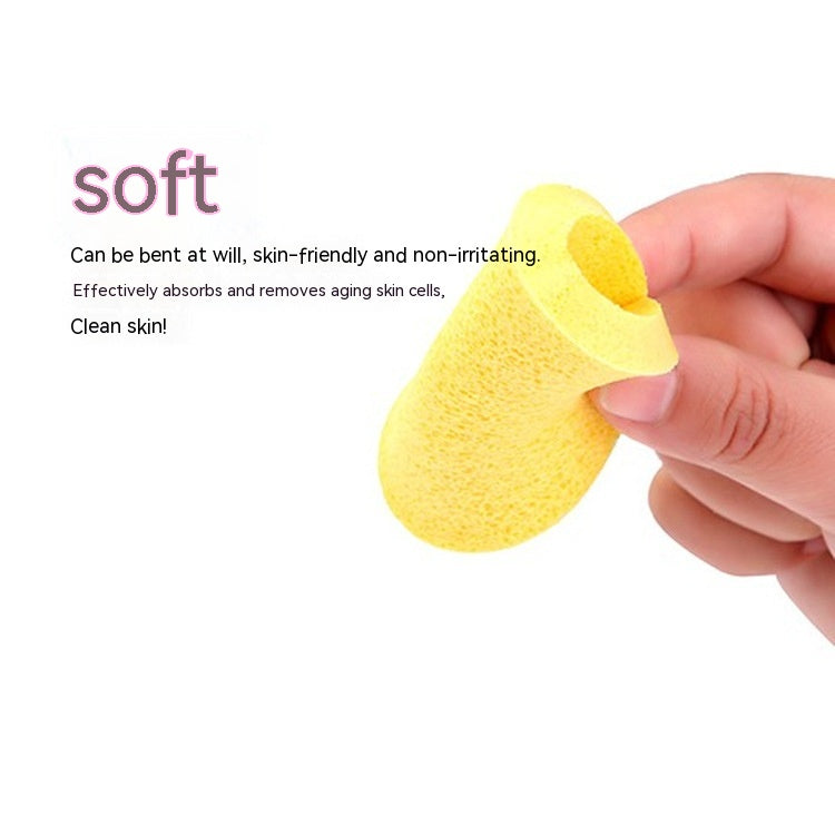 Facial Cleansing Sponge Strip - Soft Absorbent Round PVA Puff for Skin Care
