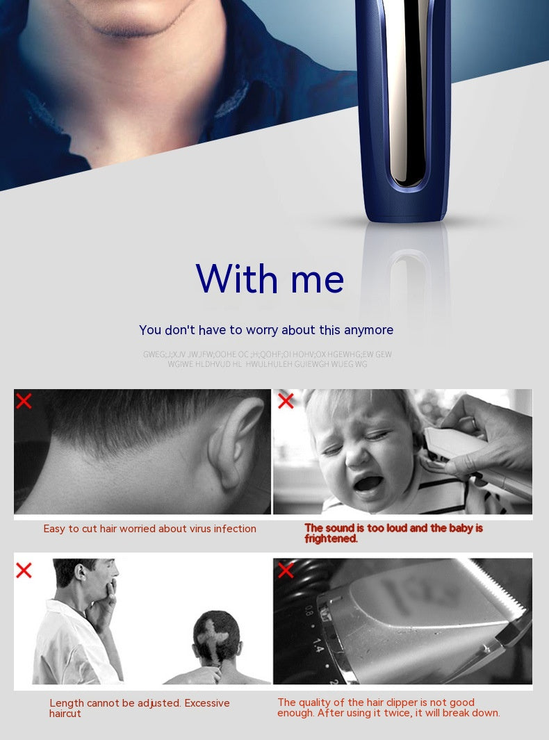 5-in-1 Electric Hair Clipper & Trimmer Kit