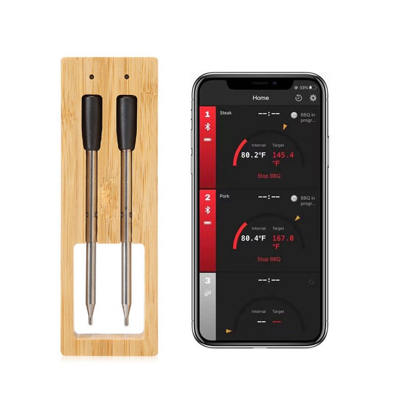Wireless Bluetooth Food Thermometer for Kitchen Cooking BBQ
