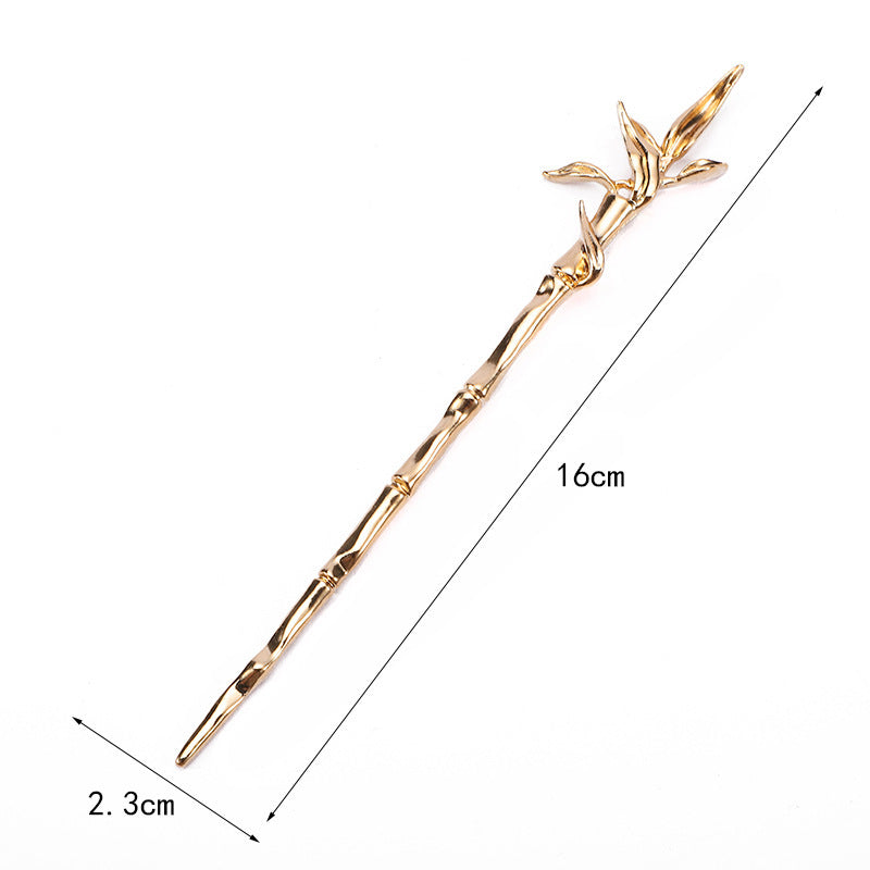 Bamboo Metal Hairpin - Fashion Hair Accessory