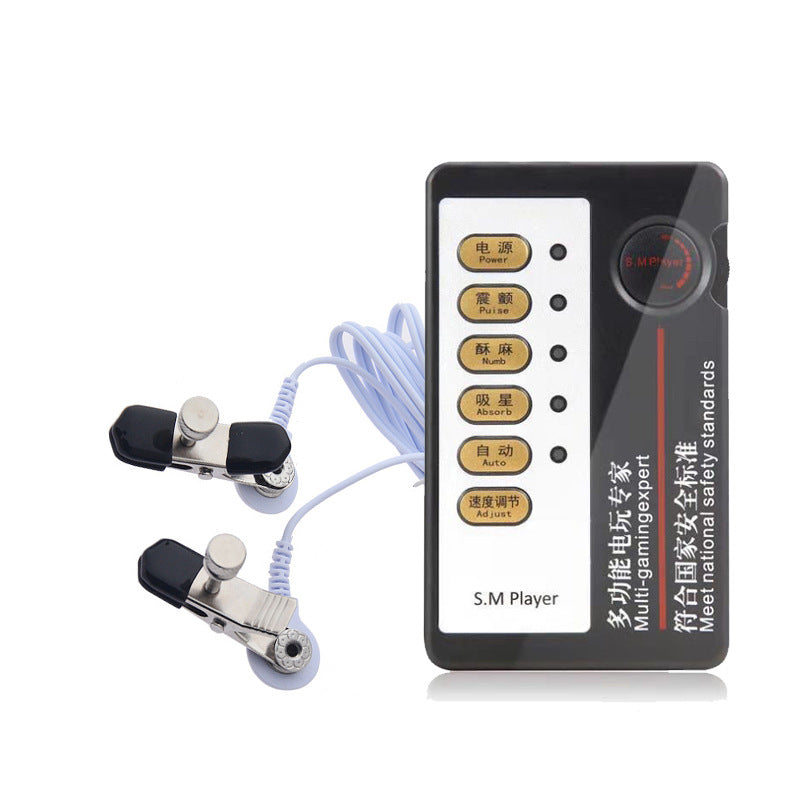Electric Shock Nipple Clamp Pulse Therapy Toys for Adult Wellness