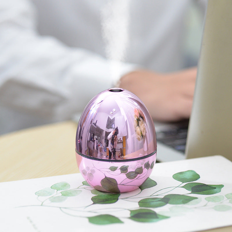 USB Mini Humidifier with Ultrasonic Spray Quiet Operation for Small Rooms
