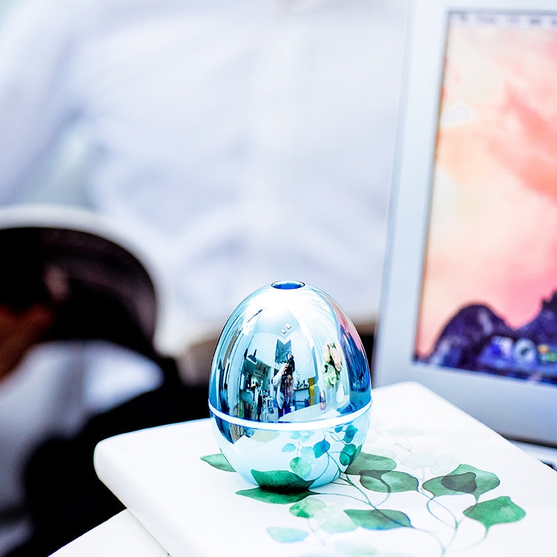 USB Mini Humidifier with Ultrasonic Spray Quiet Operation for Small Rooms