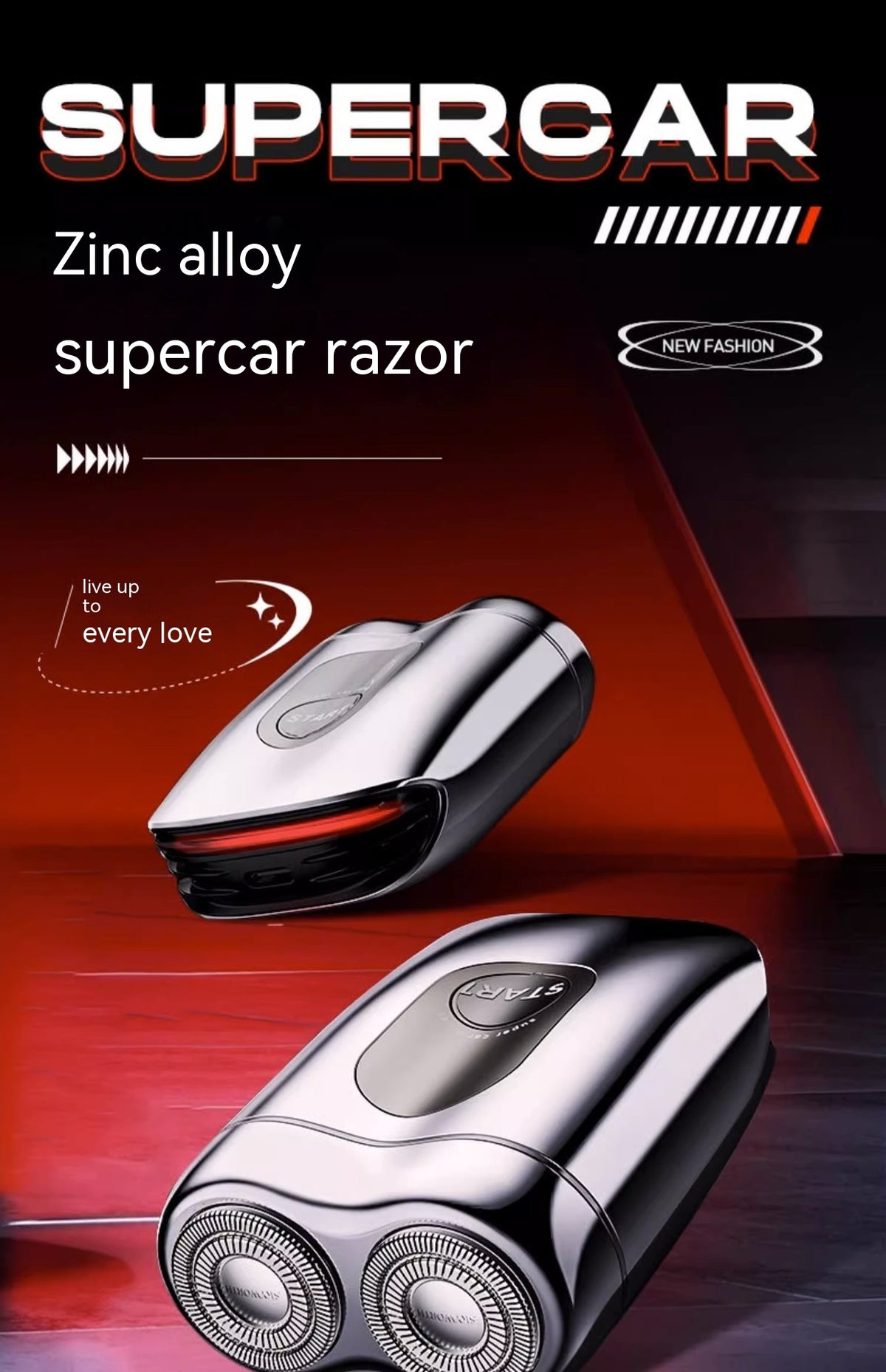 Electric Shaver for Men - Portable Rotary Razor