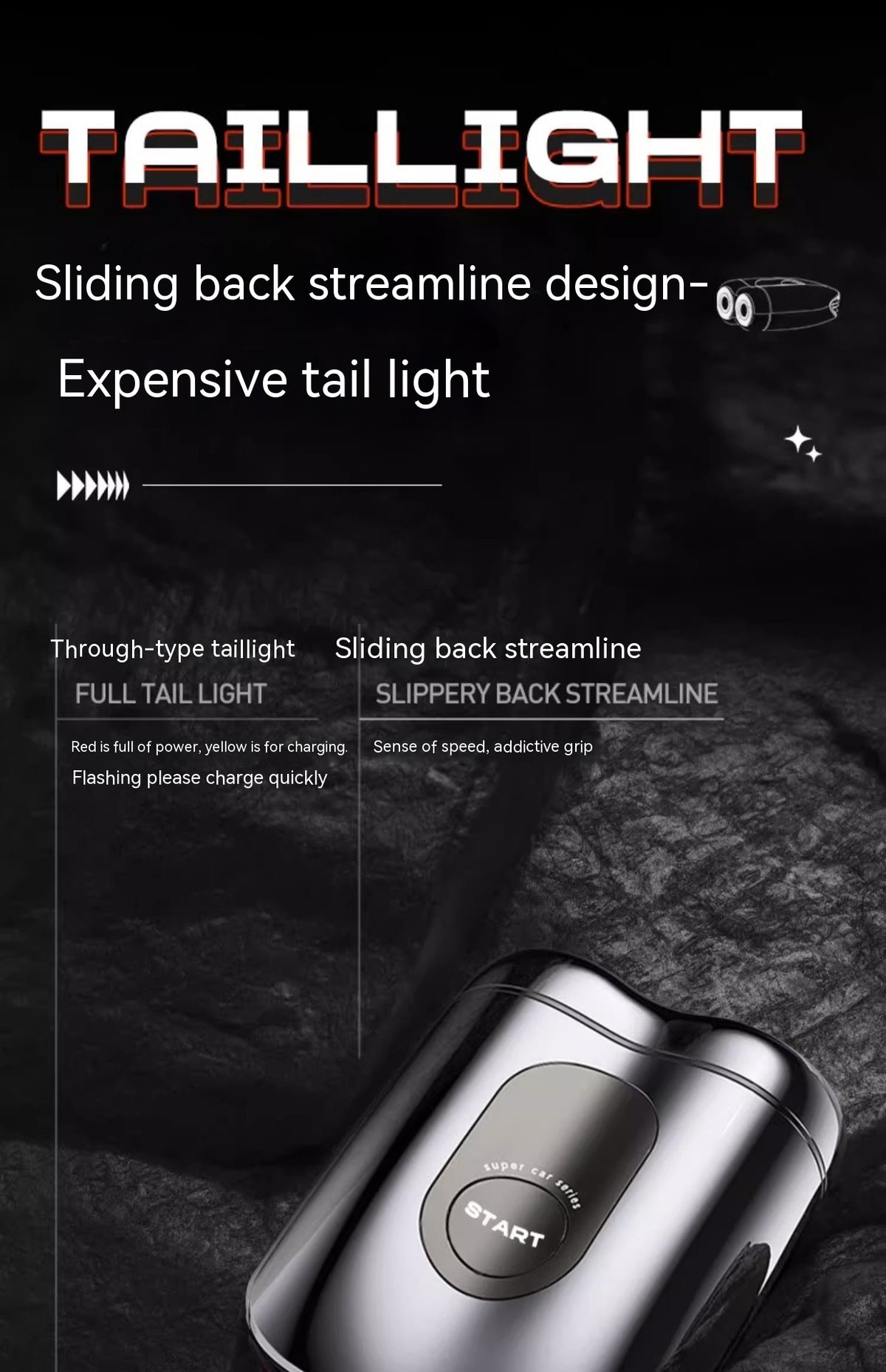 Electric Shaver for Men - Portable Rotary Razor