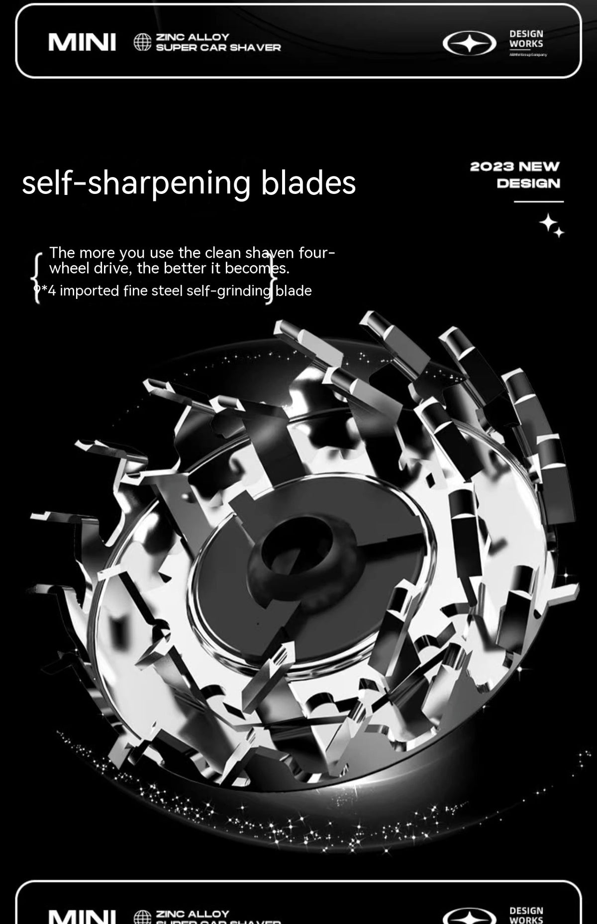 Electric Shaver for Men - Portable Rotary Razor