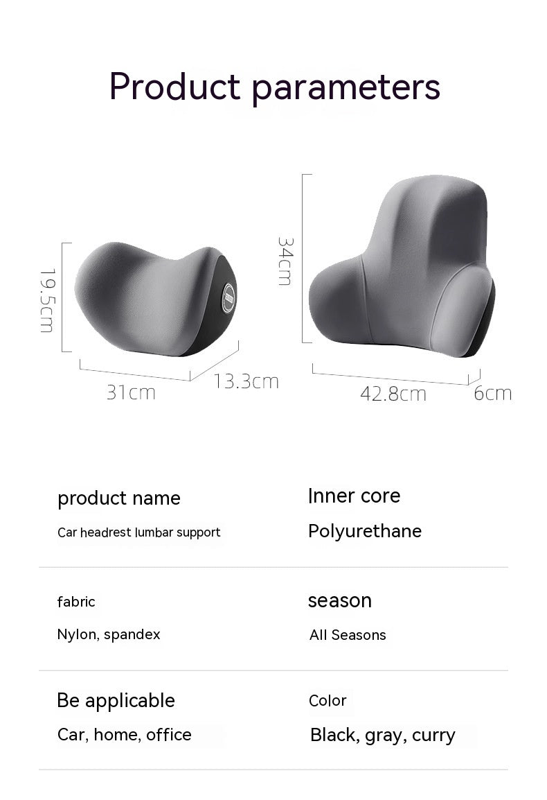 Ergonomic Backrest Cushion for Office Chair and Car Lumbar Support