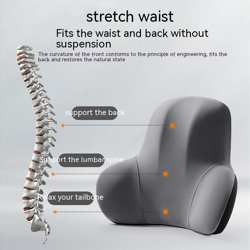 Ergonomic Backrest Cushion for Office Chair and Car Lumbar Support