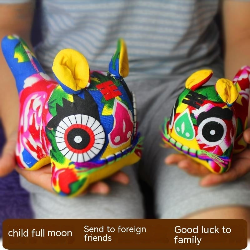 Handmade Cloth Tiger Chinese Style Folk Art Gift - Multiple Variants